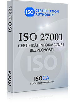 Objednávka certifikátu ISO 27001 Systémy manažérstva informační bezpečnosti